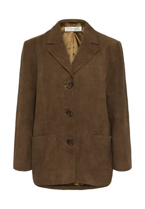 Īss mētelis - tobacco brown