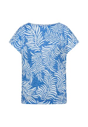 Cecil, T-SHIRT IN AUSBRENNER-OPTIK - T-shirt imprimé - ethereal blue