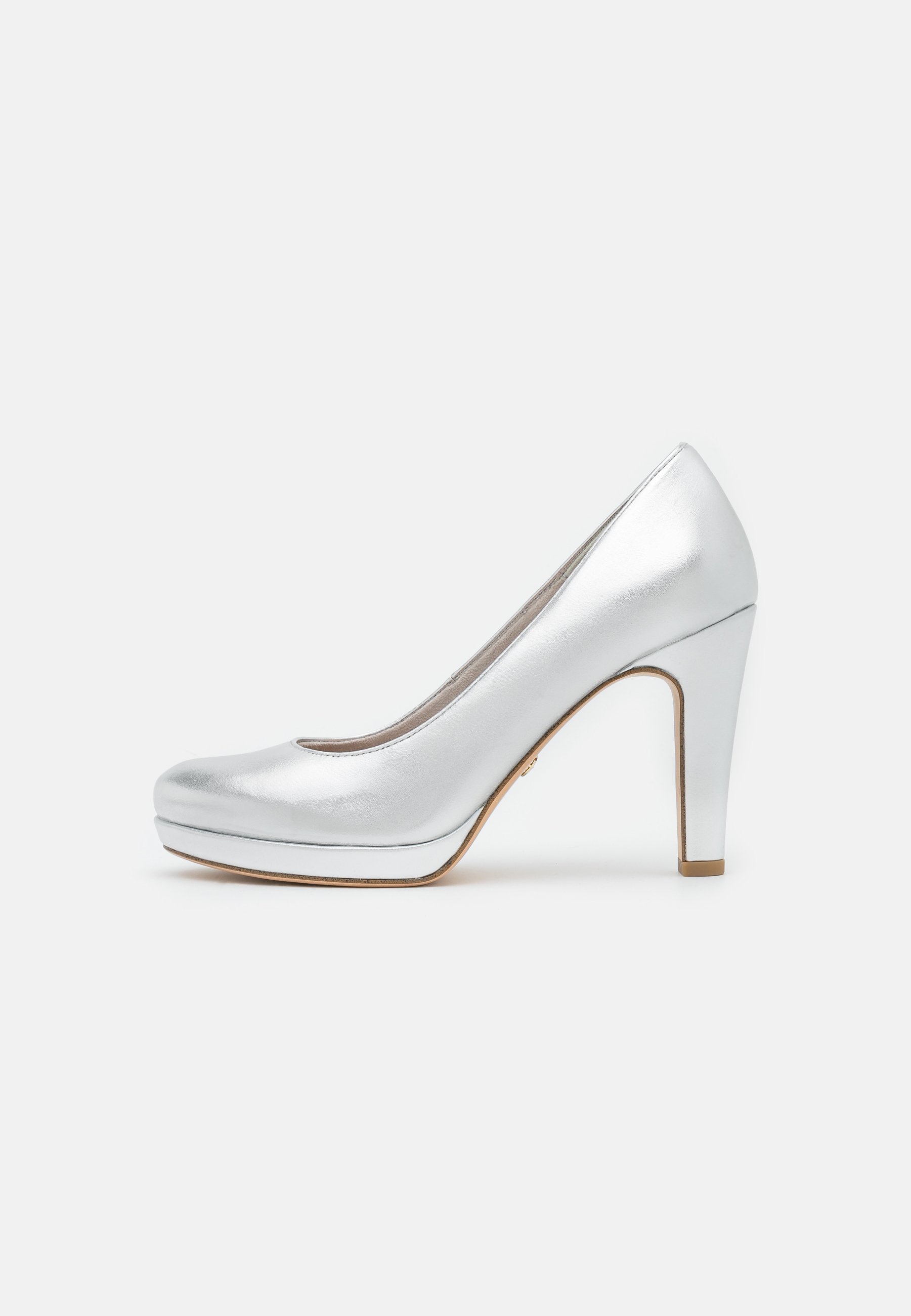 Tamaris Zapatos de plataforma - silver/plateado - Zalando.es