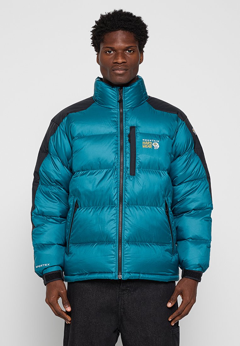 Mountain Hardwear Gewatteerde jas turquoise Mountain Hardwear Gewatteerde jas turquoise