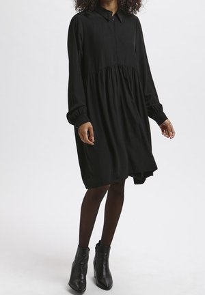 Blusenkleid - mottled black