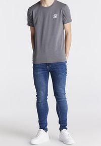 SIKSILK Jednoduché tričko - grey