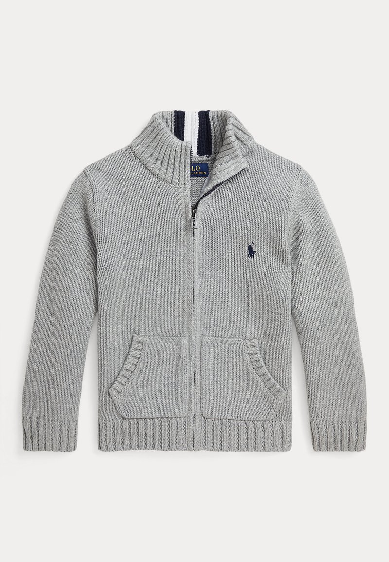 Polo Ralph Lauren COTTON FULL ZIP JUMPER - Jopica - andover heather