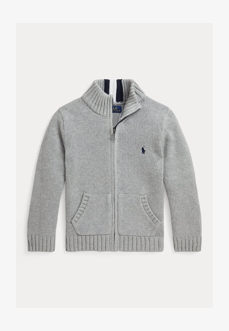 Polo Ralph Lauren COTTON FULL ZIP JUMPER - Kardigán - andover heather