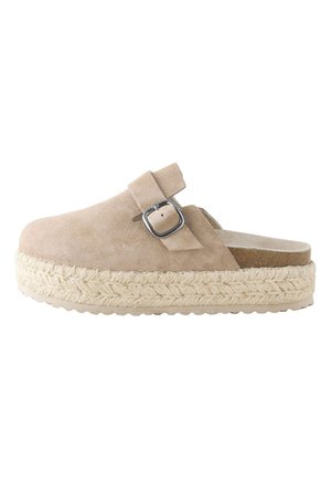 REGULAR FIT FOREVER COMFORT ROUND TOE  CHUNKY - Slip-on sandaler - neutral