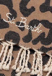 MC2 Saint Barth FOUTAS LEOPARD JACQUARD - Sciarpa - marrone