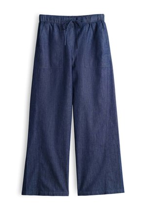 OPUS, WIDE LEG CARGO - Wide Leg - mid oxford blue