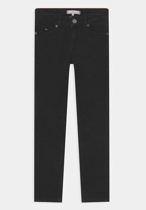 Skinny-Farkut - black denim