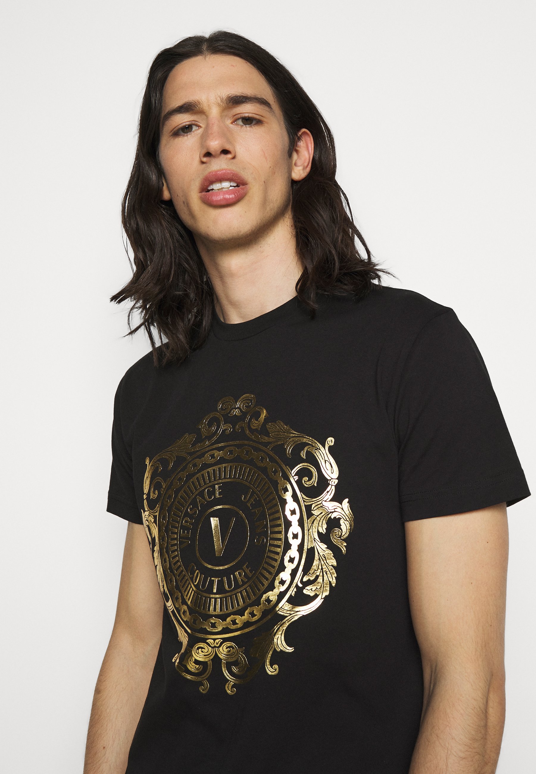 Versace Jeans Couture T-shirt con stampa - black/nero - Zalando.it