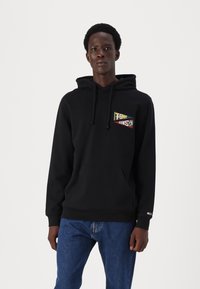 Tommy Jeans - FLAG TIGER HOODIE - Sweatshirt - black Thumbnail Image 1