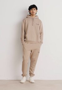 AllSaints UNDERGROUND HOODY - Kapucni - toffee taupe