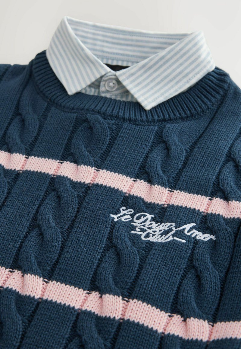 Sweat Garçon NEXT Coton Bleu - Manches Longues, Taille 11 Ans - Très Bon état