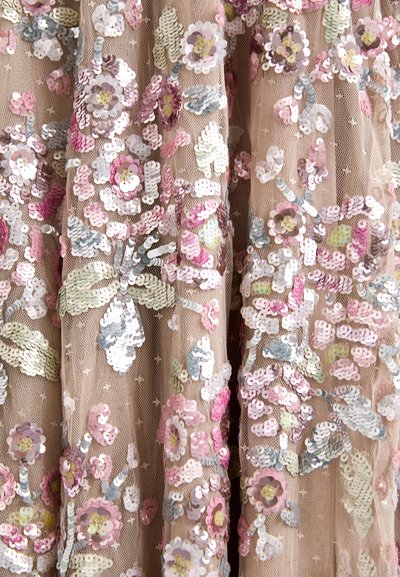 Needle & Thread SEQUIN PARADISE LONG SLEEVE GOWN - Occasion wear - sand