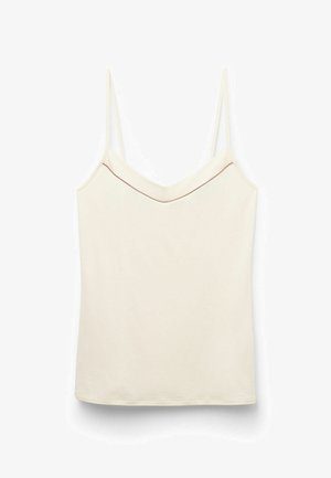 Intimissimi MIT SCHMALEN TRÄGERN AUS - Haut de pyjama - natural