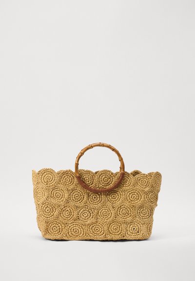 Sensi Studio SCALLOPED BEACH BASKET - Borsa a mano - beige