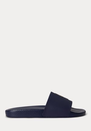 Polo Ralph Lauren POLO BEAR SLIDE - Sandales de bain - spring navy beach shop bear