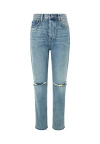 STRAIGHT - Tiesaus kirpimo džinsai - light-blue denim