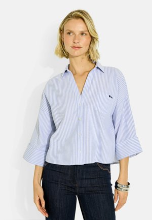 Grain de Malice, CHEMISE RAYÉE MANCHES 3/4 - Chemisier - bleu