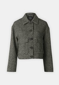 Pieces PCNORINE SHORT JACKET - Ljetna jakna - black/white