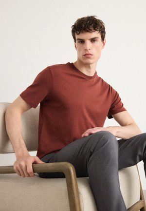 CREWNECK TEE - T-shirt basique - academic red