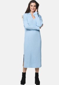 Elara Abito in maglia - blau