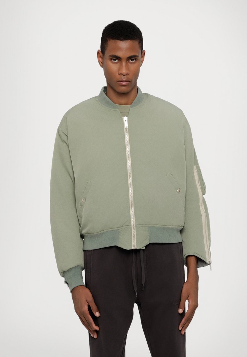 BOMBER JACQUARD GREEN - G1224