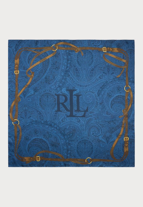 BELTING PRINT PAISLEY SILK SQUARE SCARF - Foulard2