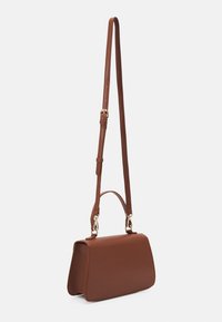 Pieces PCCANDY CROSSBODY BAG - Bandolera - cognac detail/gold-coloured