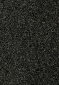 Tessuto in lana grigio scuro con una texture morbida e leggermente pelosa. Tessitura uniforme con un motivo sottile, adatto per abbigliamento o tappezzeria.
