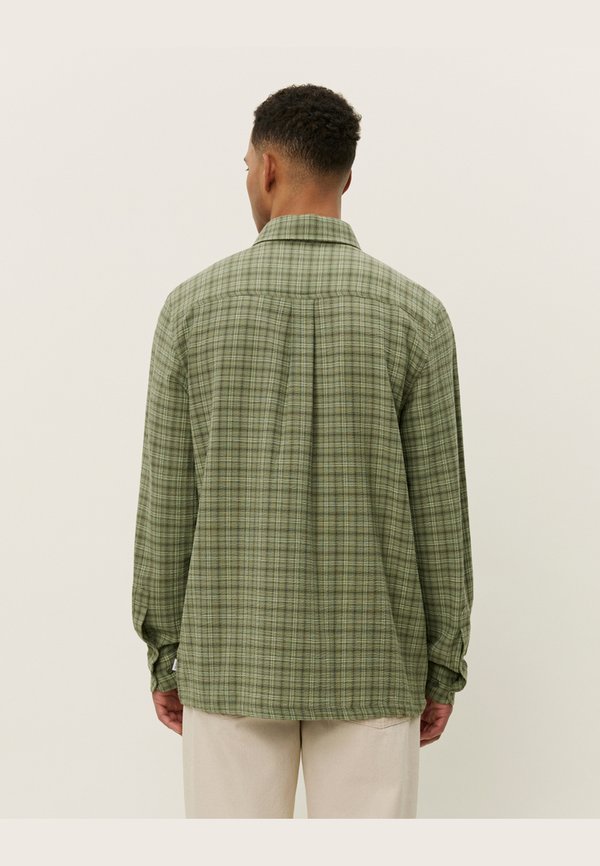 JOHN CHECK - Shirt - olive night2