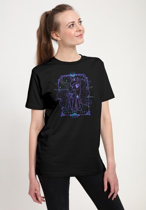 MY LITTLE PONY FRIENDSHIP IS MAGIC LUNA TAROT - T-shirts print - black