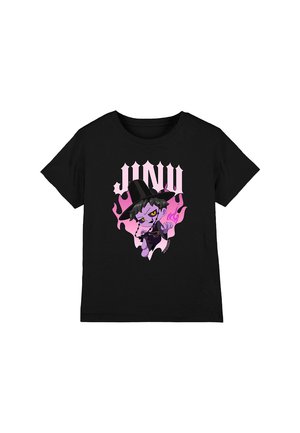 Print T-shirt - black