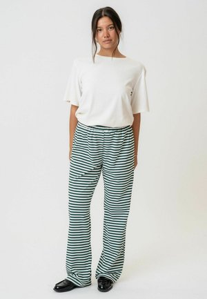 ZHANNAIC  - Stoffhose - green stripes