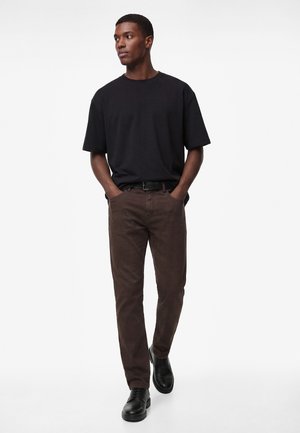 REGULAR FIT  - Straight leg jeans - brown