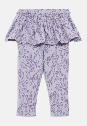 Mini Rodini, MINI LEOPARD SKIRT BABY LEGGINGS - Leggings - purple