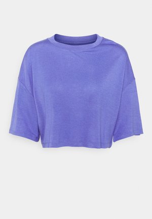 T-SHIRT-SILK BLEND - Basic T-shirt - blue