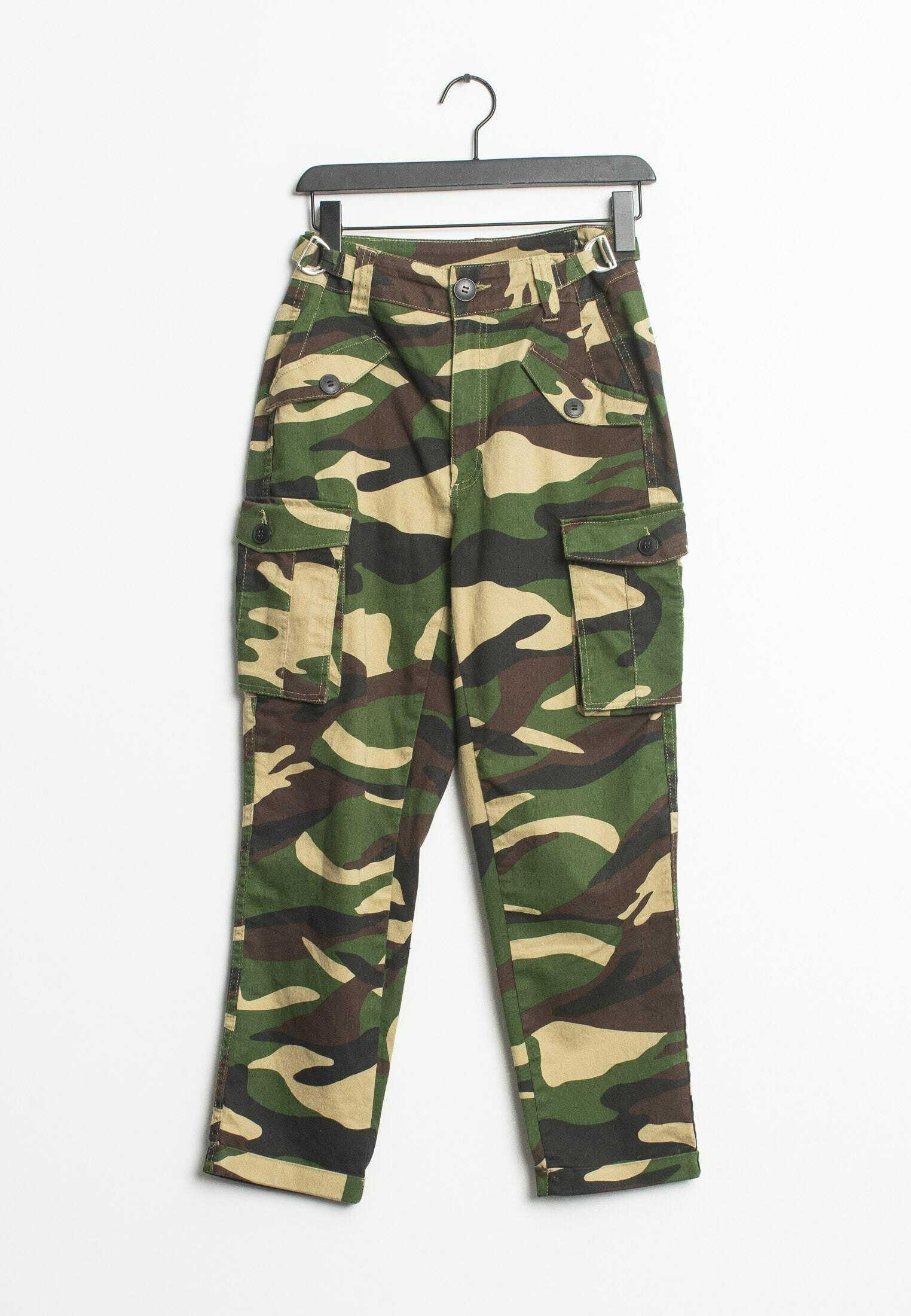 Bershka Pantaloni cargo - green/brown/beige/verde - Zalando.it
