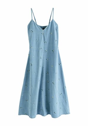 Next Denimové šaty - mid blue