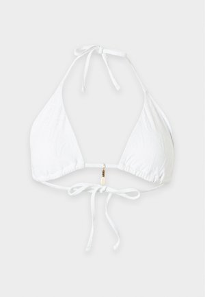 Hollister Co., MULTIWAY TRIANGLE - Vrchný diel bikín - white