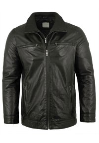 bugatti Lederjacke - schwarz