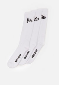 New Era - FLAG CREW SOCKS 3 PACK UNISEX - Sokken - white Miniatuurafbeelding 1