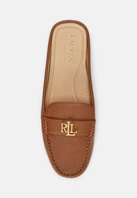 Lauren Ralph Lauren BARNSBURY PEBBLED LEATHER MULE - Iešļūcenes - tan