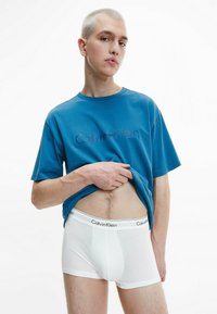 Calvin Klein Underwear TRUNK 3 PACK MODERN COTTON STRETCH - Boxer brief - black/white/grey heather
