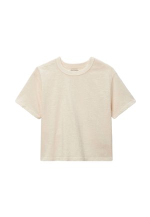 CROP  - T-shirt basique - naturel