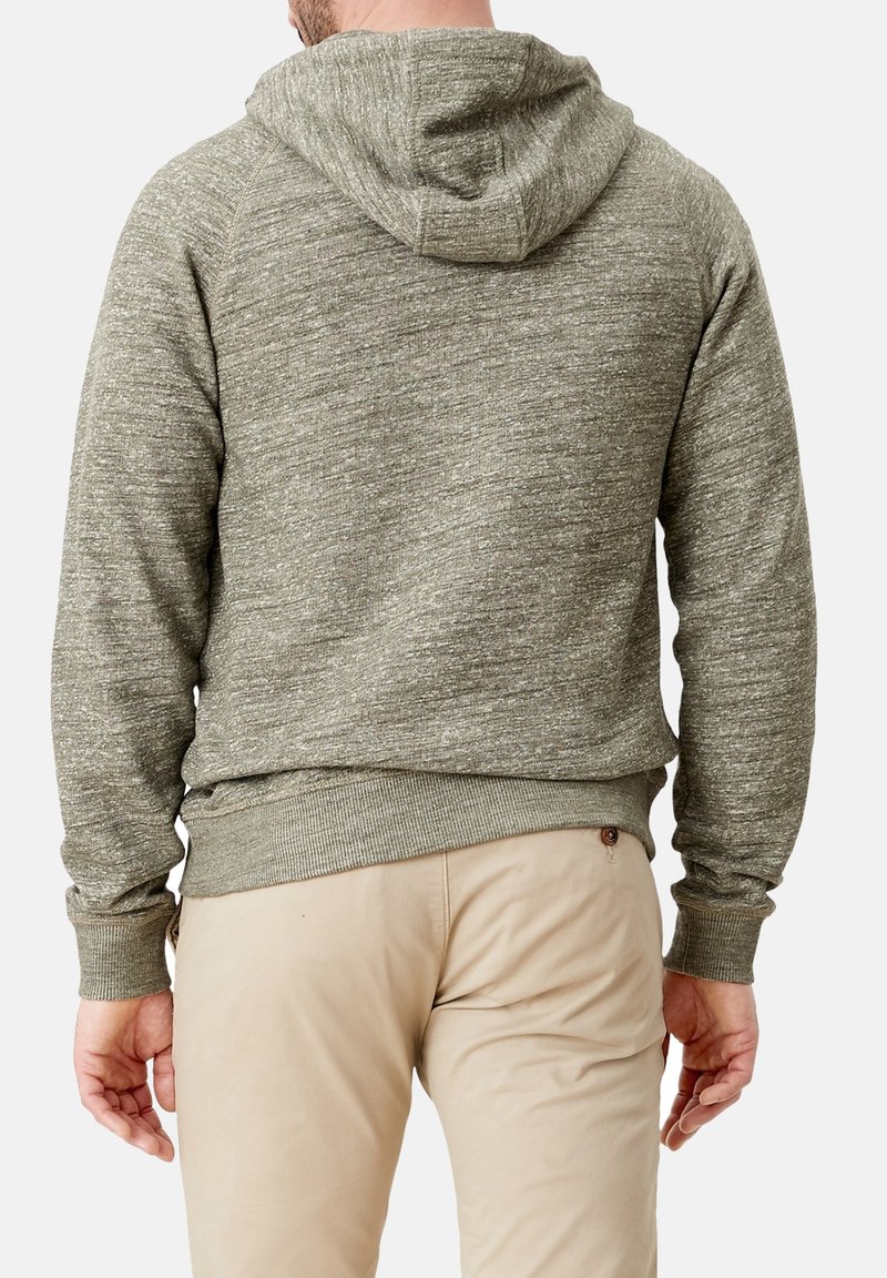 Herren Kapuzenpullover | s.Oliver Sweatjacke khaki oliv melange/dunkelgrün-meliert - HW40824 Herren Kapuzenpullover | s.Oliver Sweatjacke khaki oliv melange/dunkelgrün-meliert - HW40824