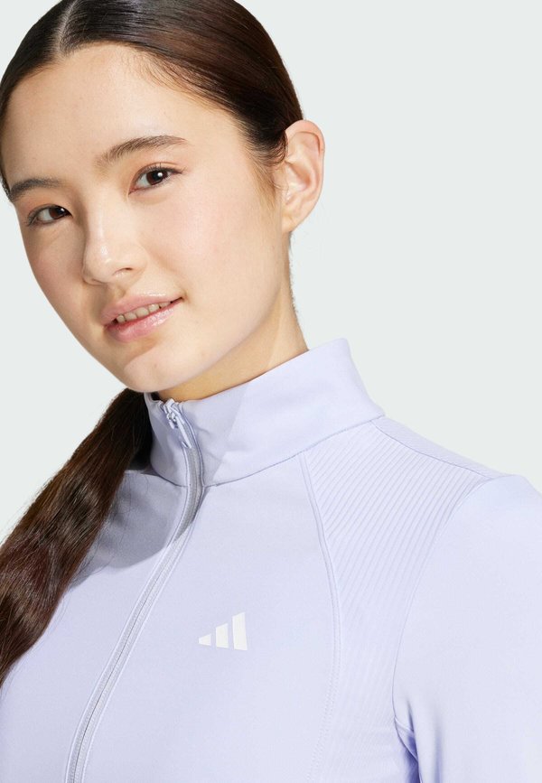 HYPERGLAM FULL-ZIP RIBBED COVER-UP - Cardigan - violet tone2