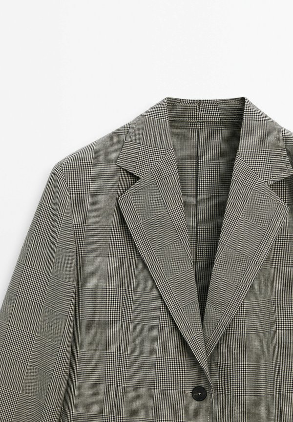 CHECK - Blazer - BEIGE2