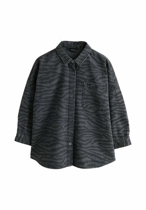 REGULAR FIT - ZEBRA ANIMAL - Pogājama blūze - grey/black