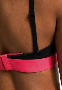 Calvin Klein Underwear LGHT LINED TRIANGLE EMBOSSED ICON COTTON - Sujetador sin aros - black pink splendor