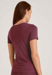 Calida NATURAL COMFORT - Pyjama top - english red